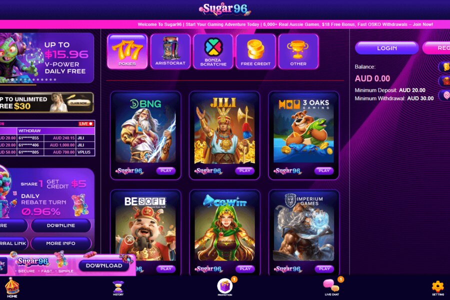 Sugar96 Casino Mobile App: Download and Explore APK